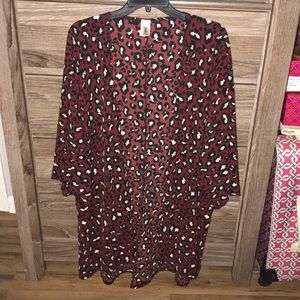 EUC Boutique leopard cardigan